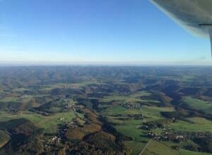Blick aus der MEPO auf die Eifel-Landschaft