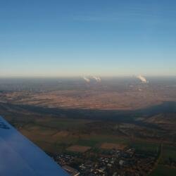 Blick aus MEDU auf Hambacher Tagebau