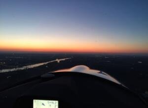 Sonnenuntergang über Bonn aus der MEPO