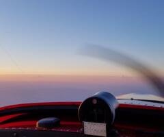Kurz vor Sonnenutergang Richtung Koblenz aus der MEDU