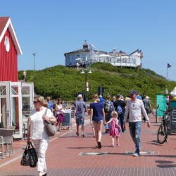 Bewirtungsmeile auf Langeoog-Düne