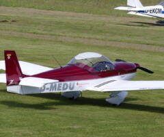 D-MEDU geparkt auf der Wasserkuppe