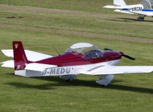 D-MEDU geparkt auf der Wasserkuppe